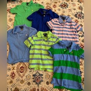 Polo Ralph Lauren Bundle of 6 Short Sleeve Polo Shirts 4T